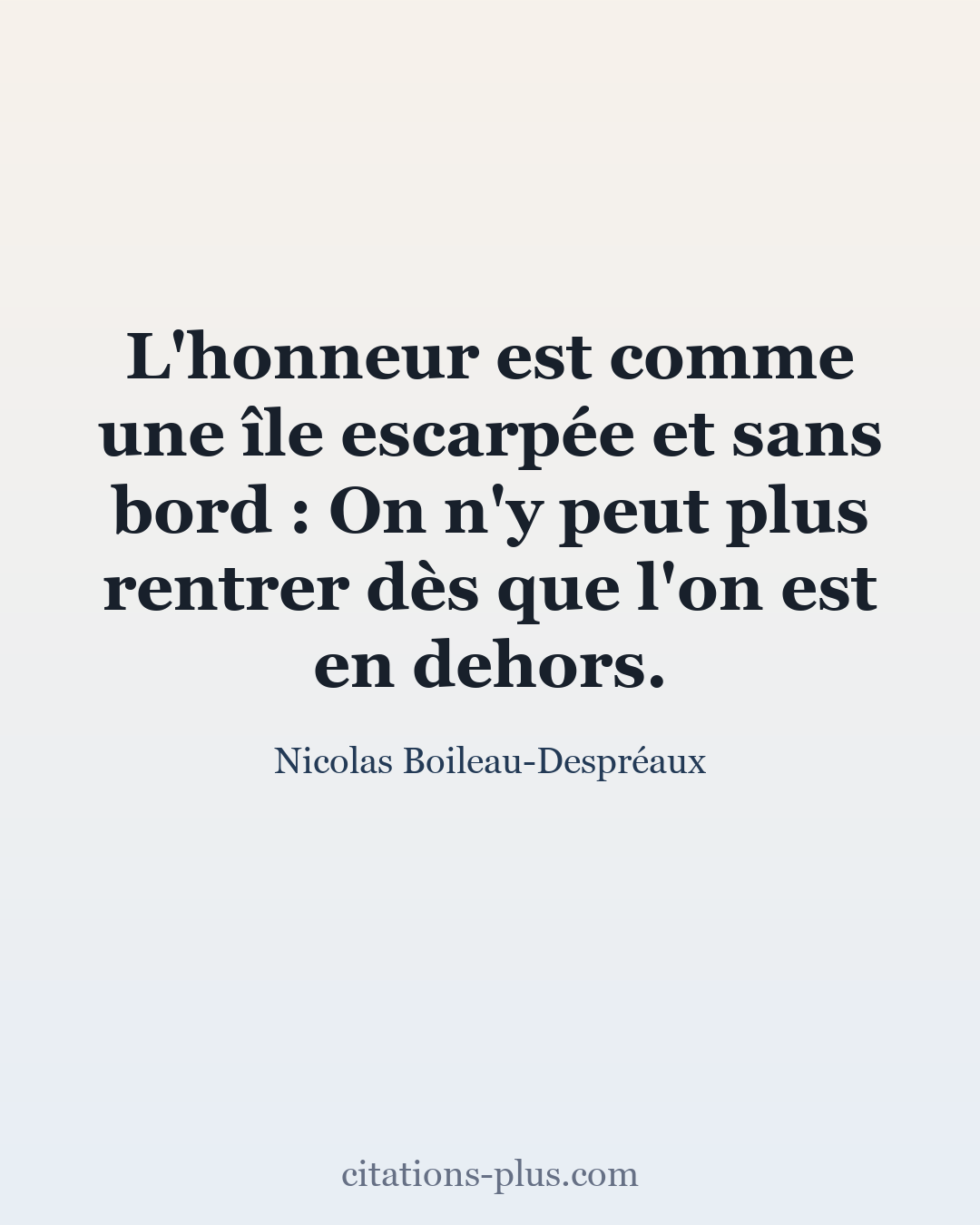 Carte Premium clair — Nicolas Boileau-Despréaux