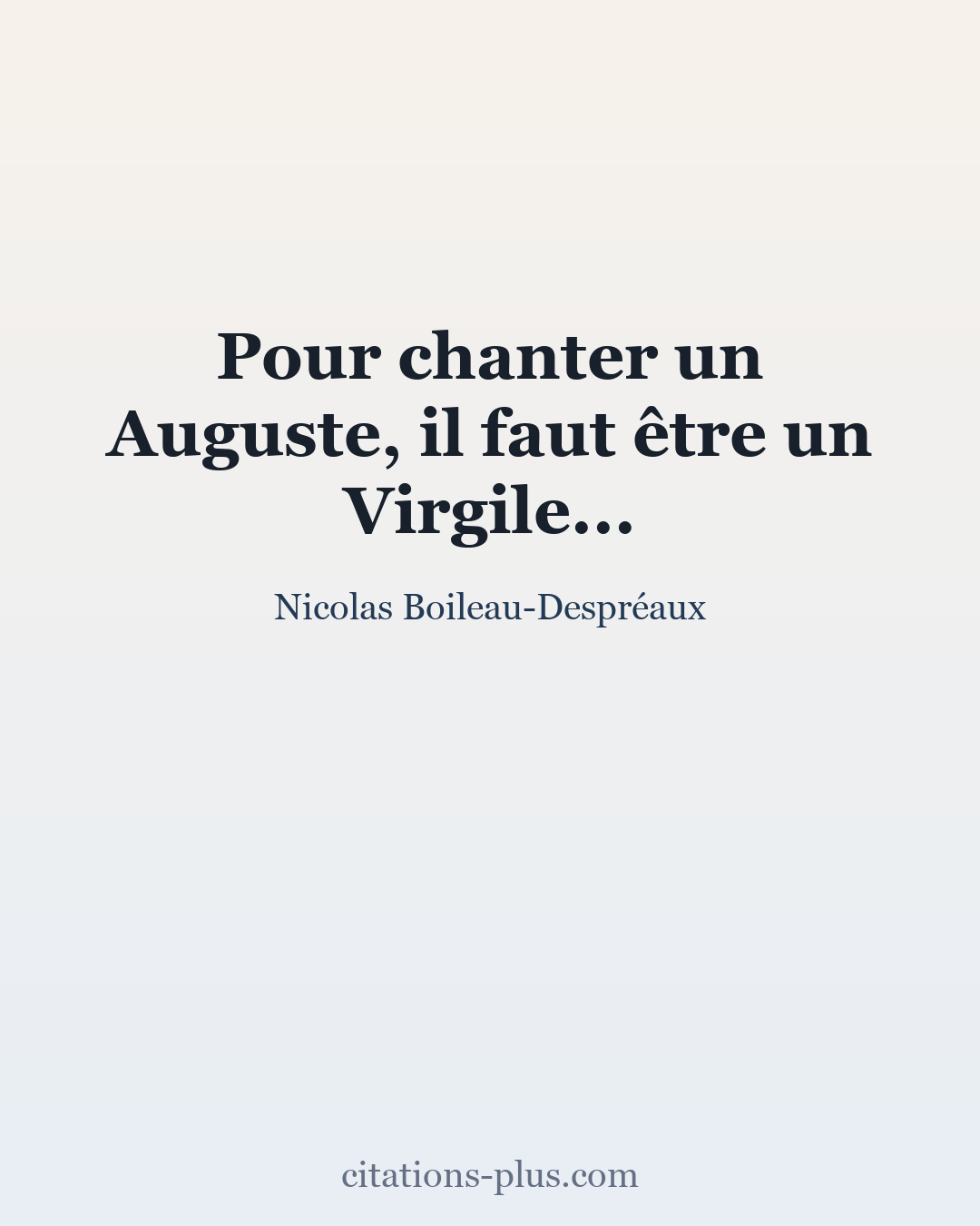 Carte Premium clair — Nicolas Boileau-Despréaux