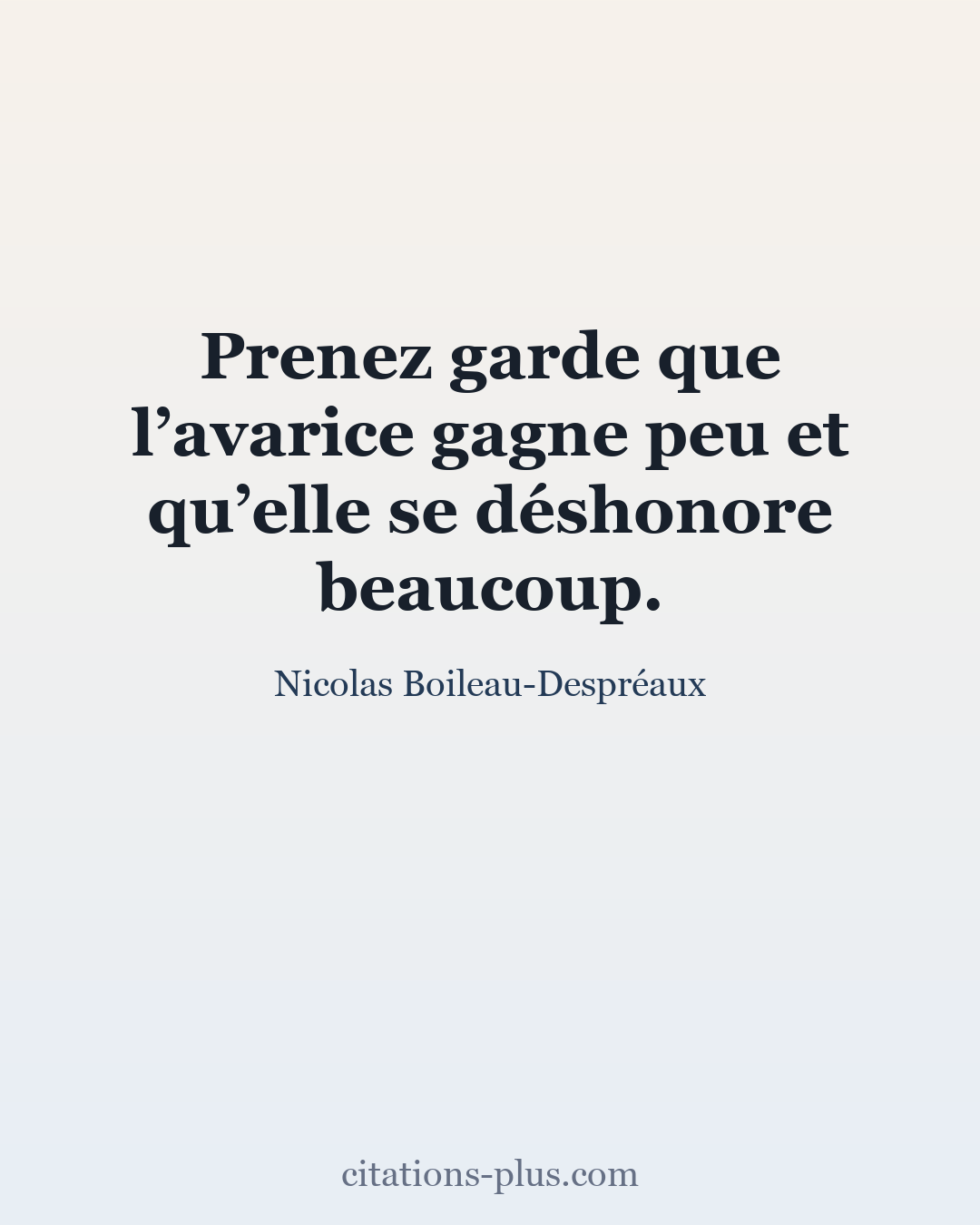 Carte Premium clair — Nicolas Boileau-Despréaux