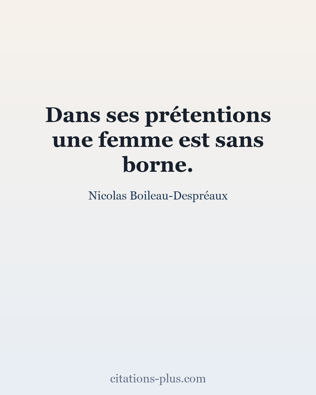 Carte Premium clair — Nicolas Boileau-Despréaux