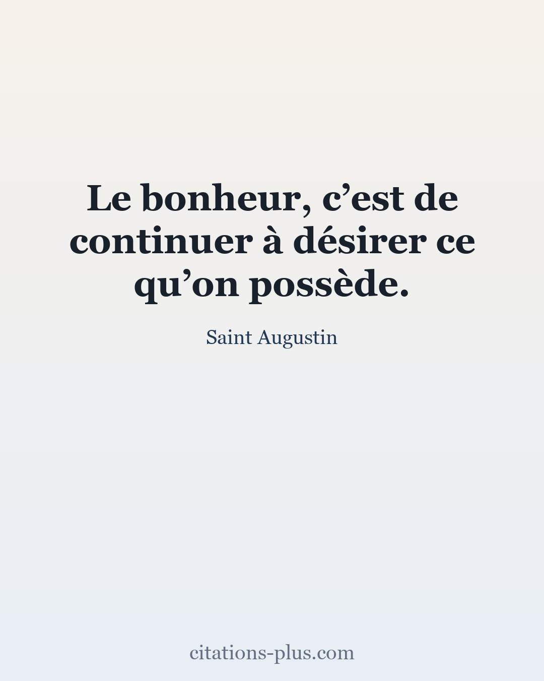 Carte Premium clair — Saint Augustin