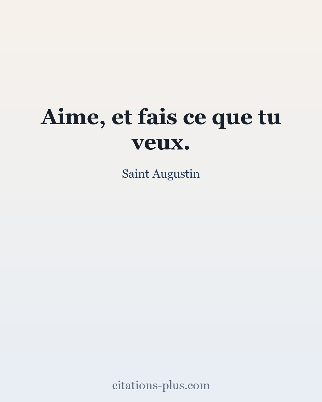 Carte Premium clair — Saint Augustin