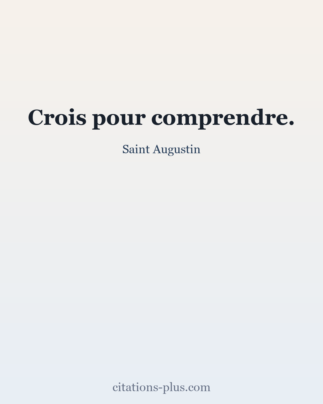 Carte Premium clair — Saint Augustin
