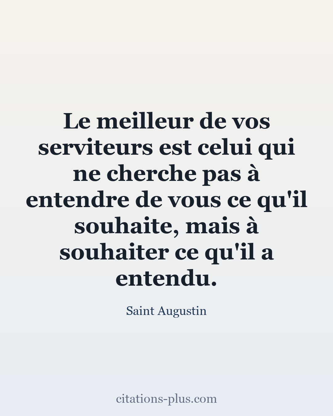 Carte Premium clair — Saint Augustin