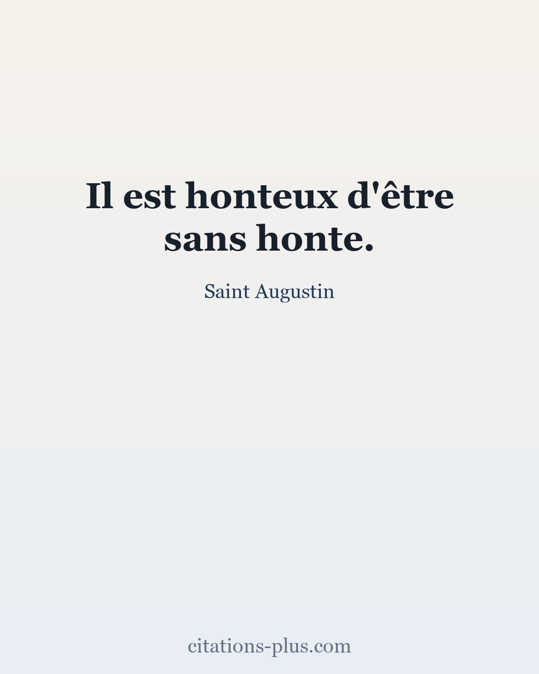 Carte Premium clair — Saint Augustin