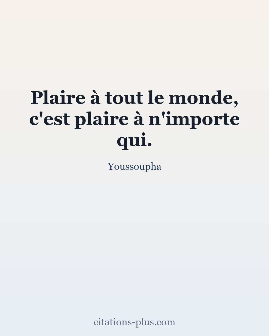 Carte Premium clair — Youssoupha