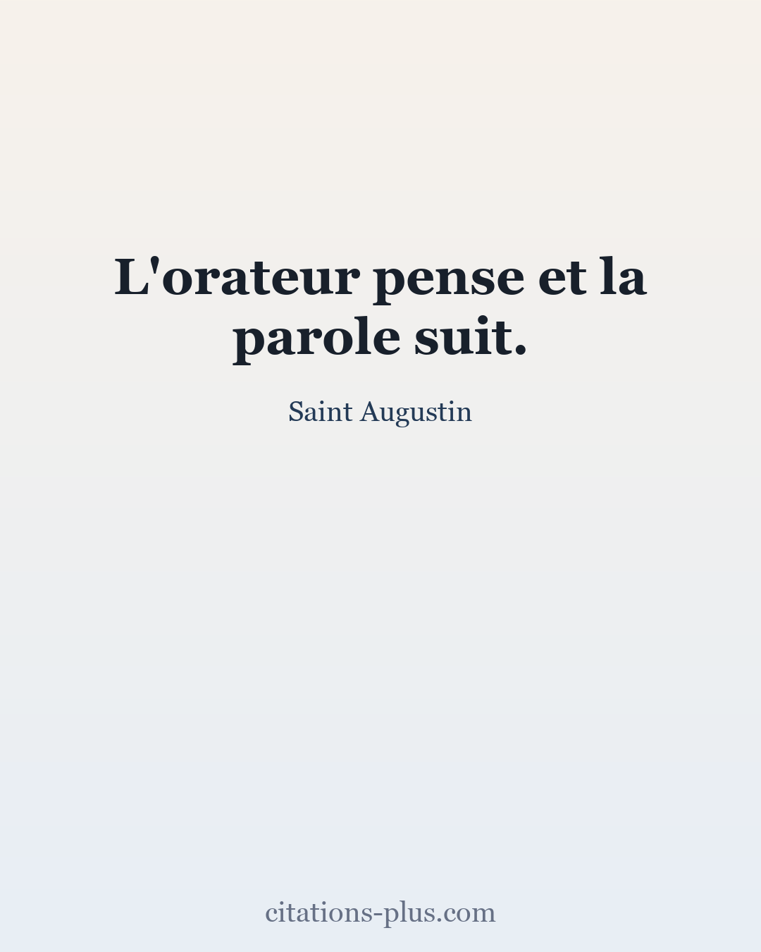 Carte Premium clair — Saint Augustin