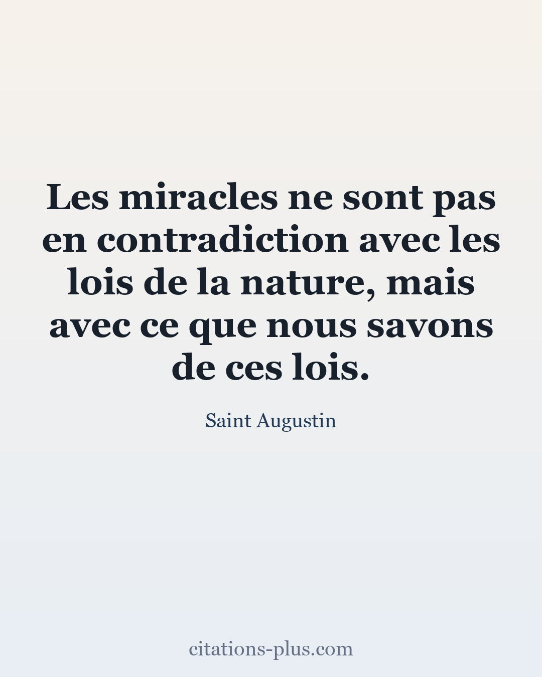 Carte Premium clair — Saint Augustin