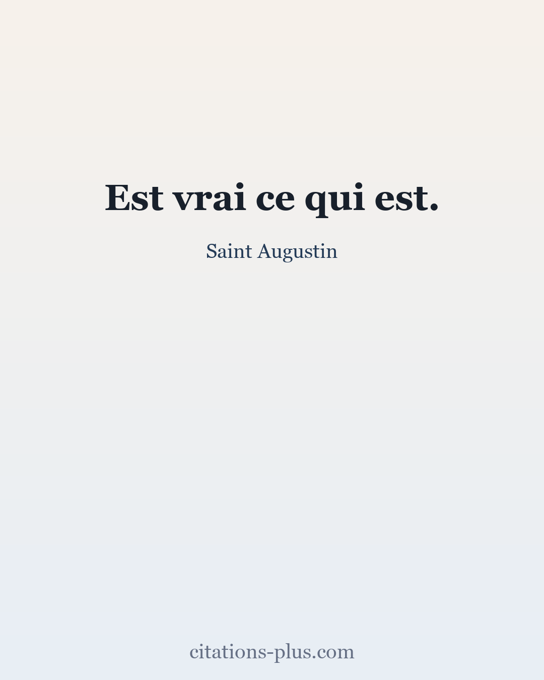 Carte Premium clair — Saint Augustin