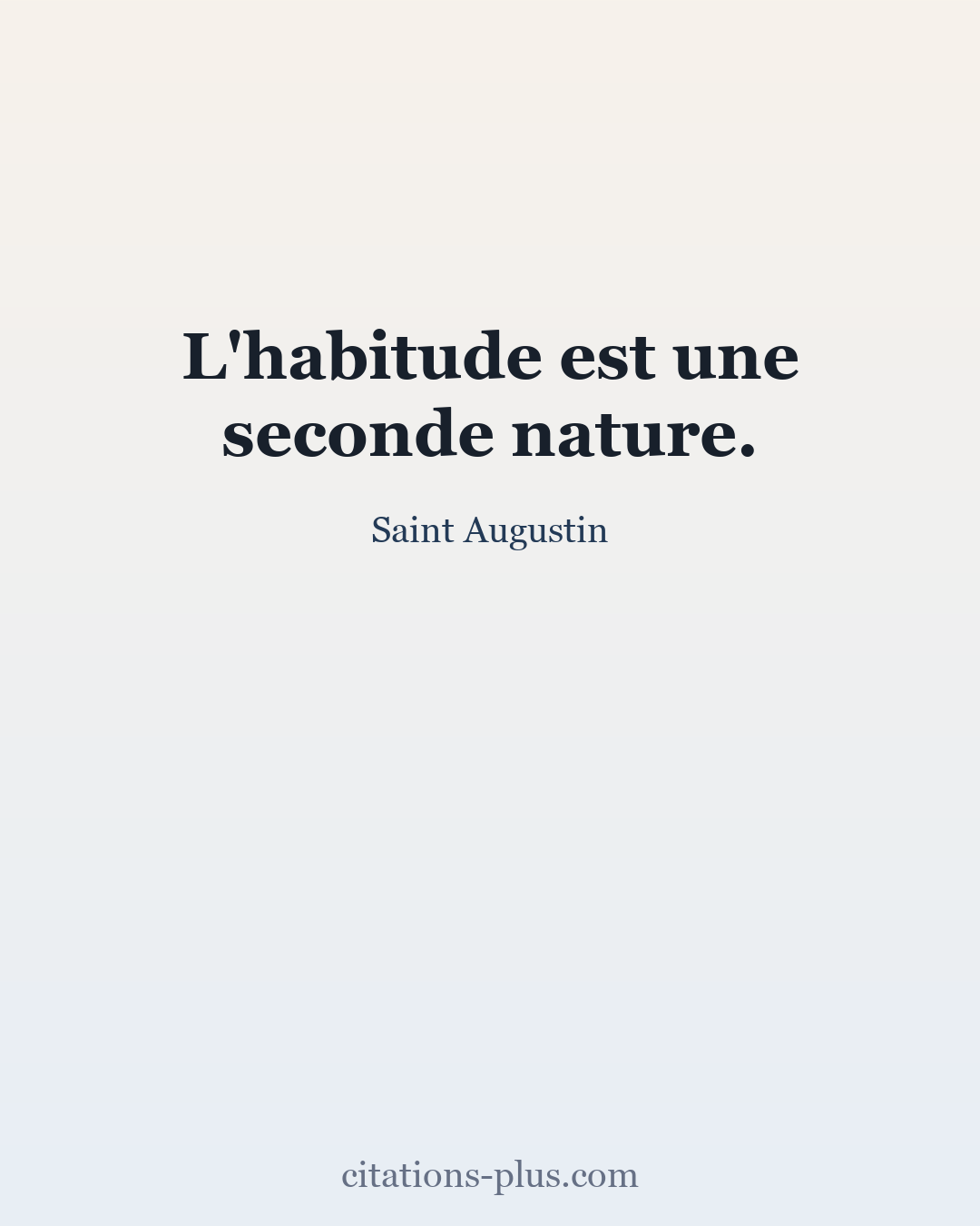Carte Premium clair — Saint Augustin