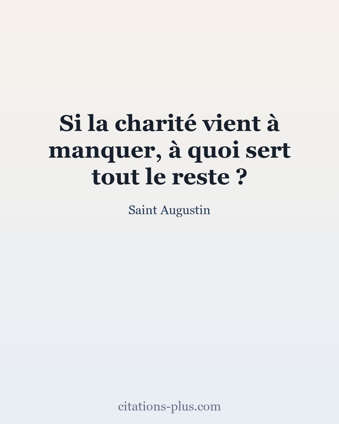 Carte Premium clair — Saint Augustin