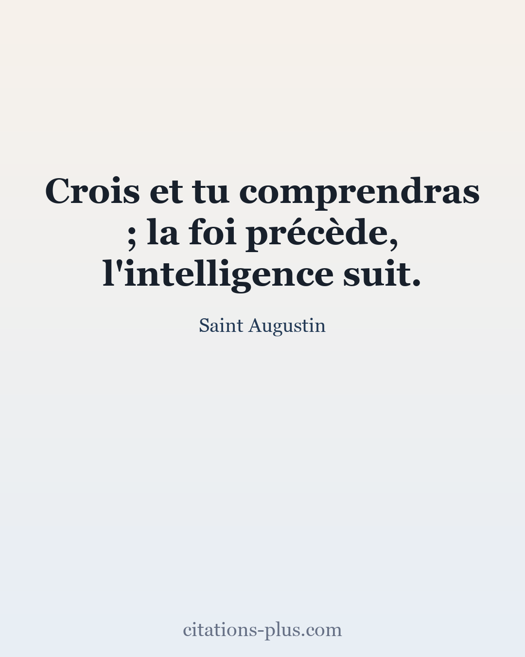 Carte Premium clair — Saint Augustin