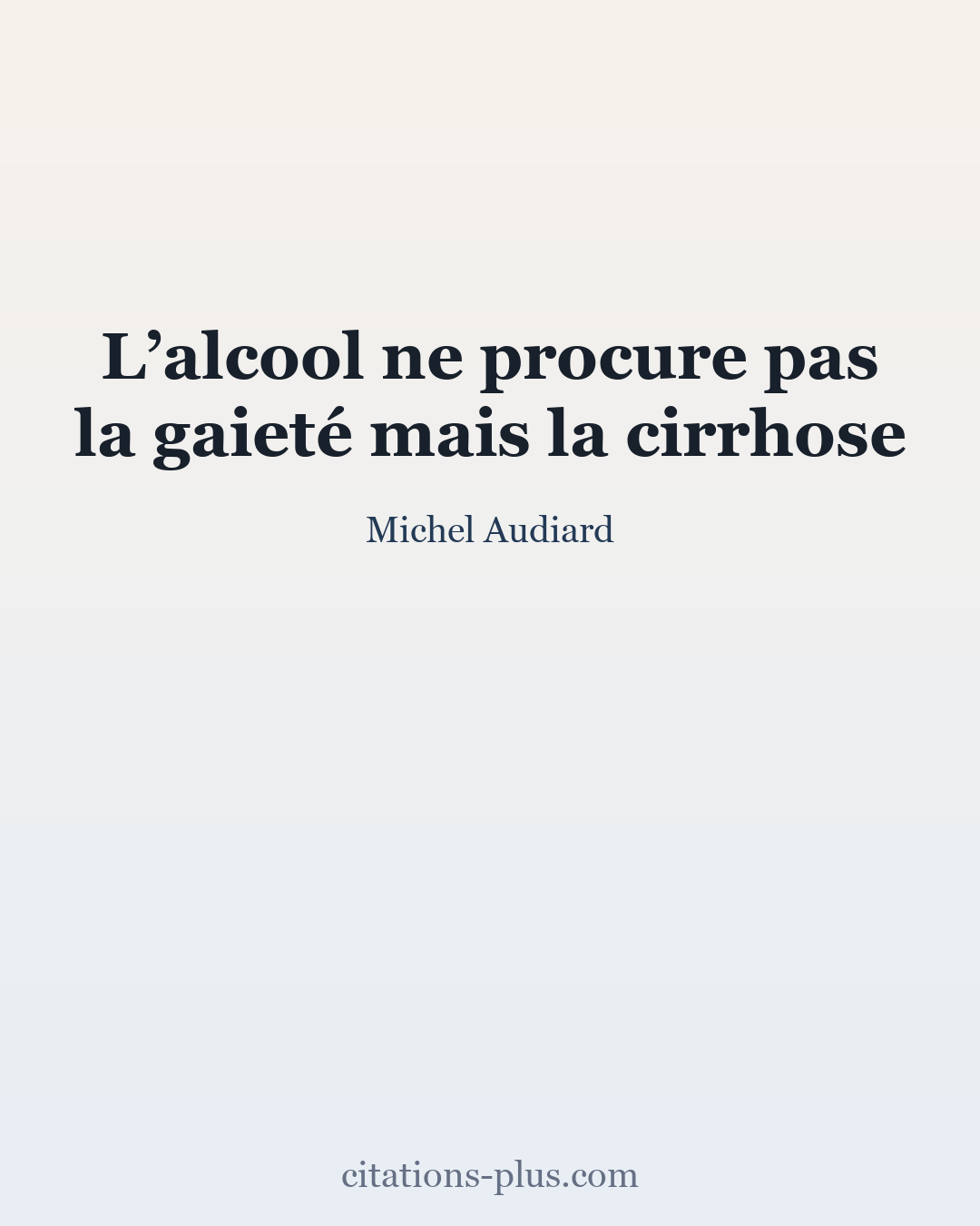 Carte Premium clair — Michel Audiard