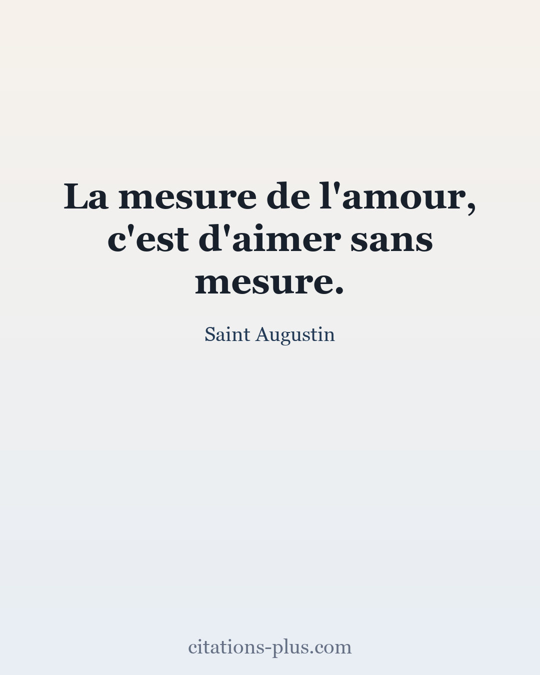 Carte Premium clair — Saint Augustin