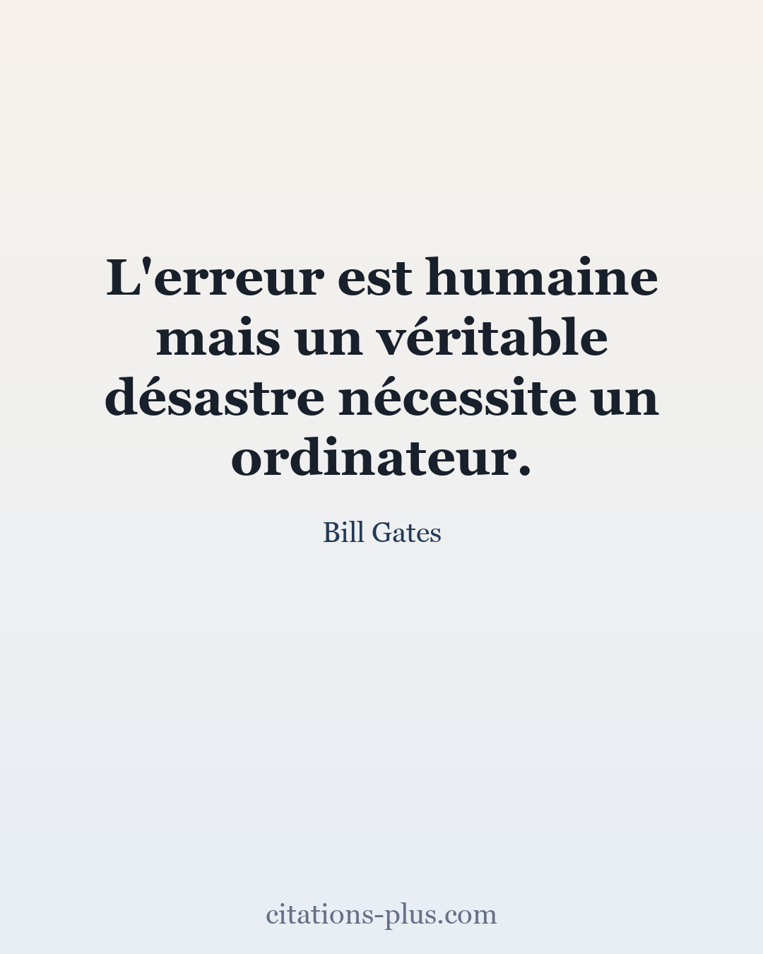 Carte Premium clair — Bill Gates