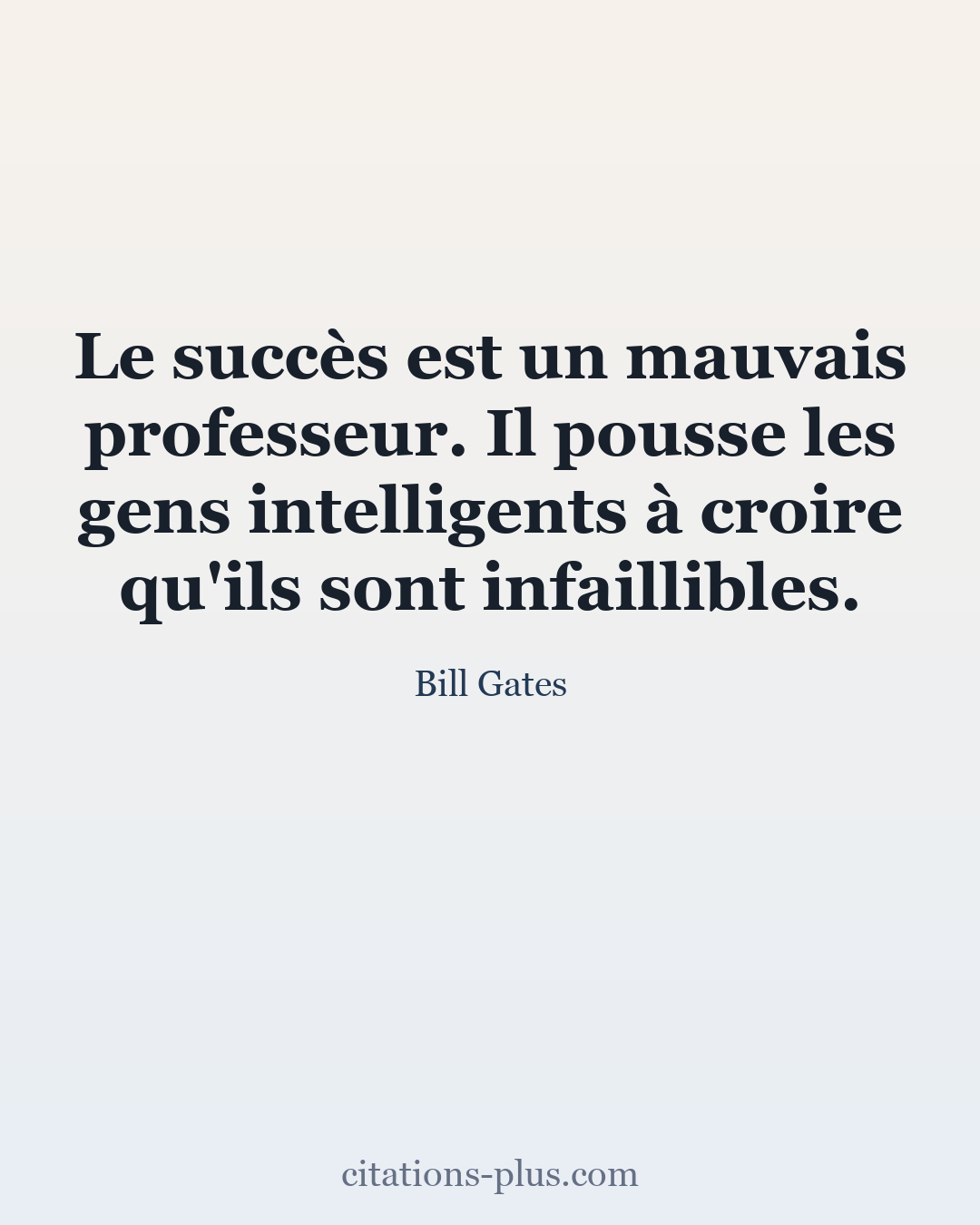 Carte Premium clair — Bill Gates