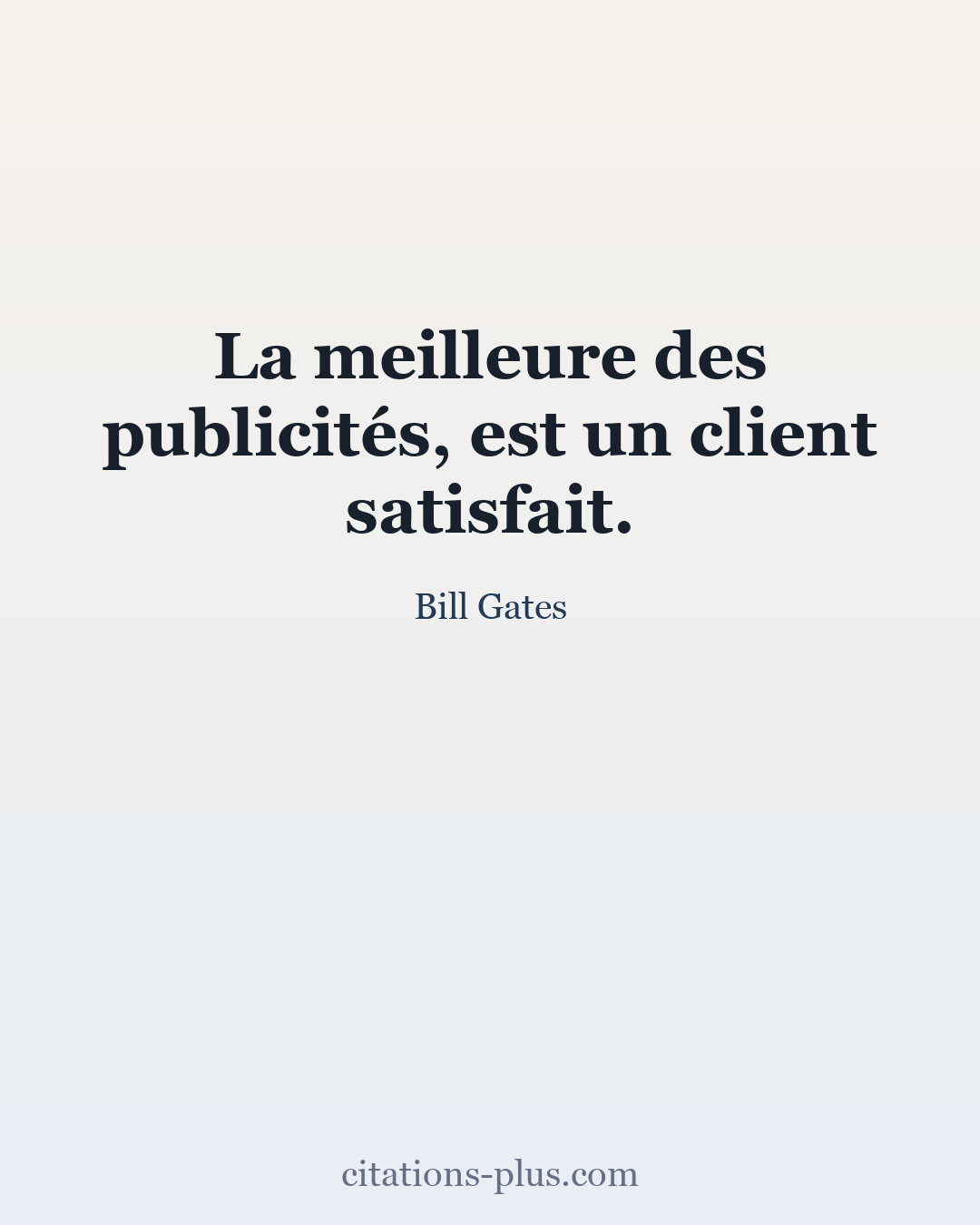Carte Premium clair — Bill Gates