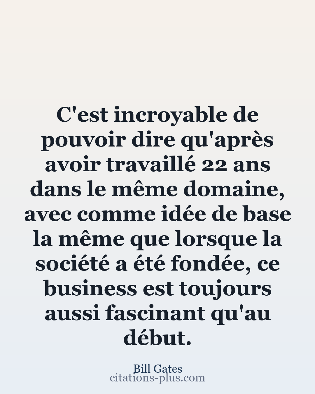 Carte Premium clair — Bill Gates