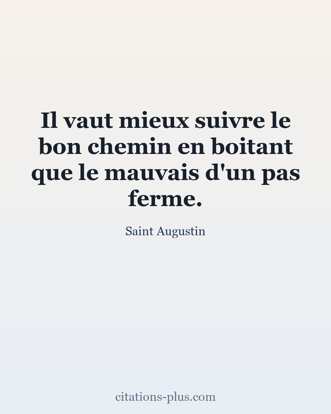 Carte Premium clair — Saint Augustin