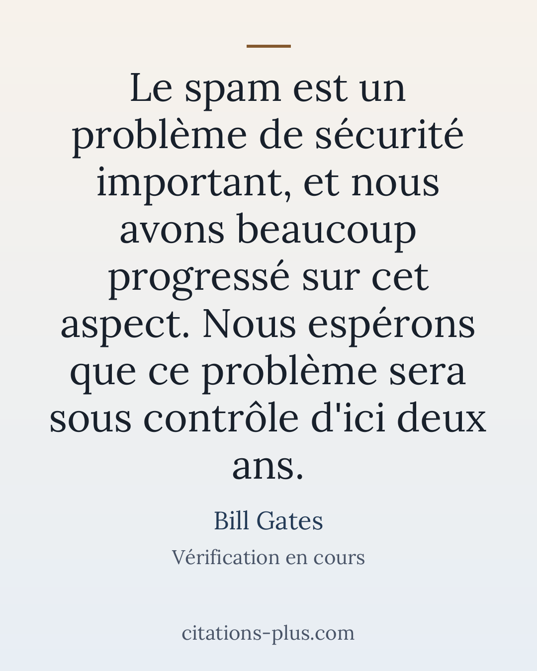 Carte Premium clair — Bill Gates