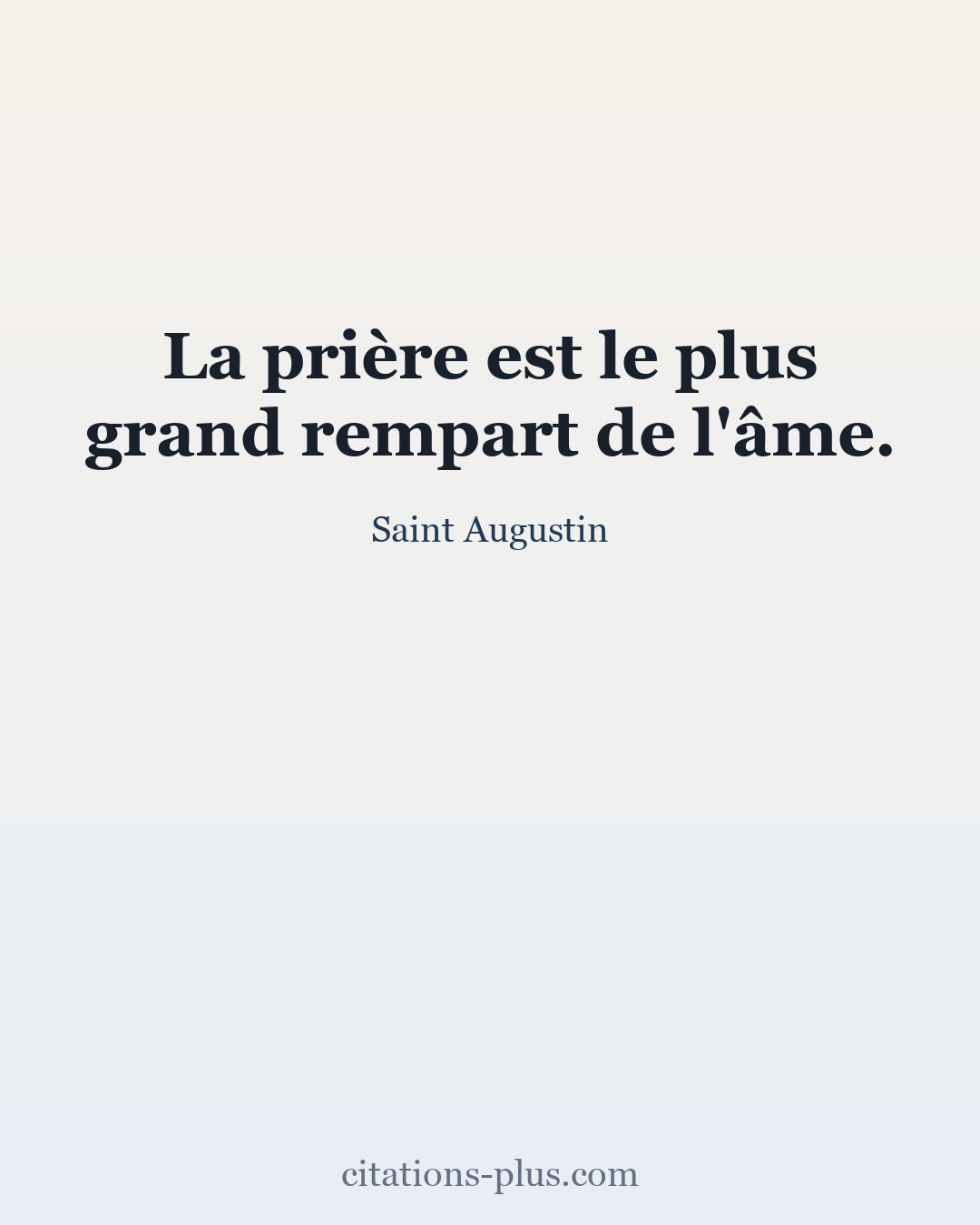 Carte Premium clair — Saint Augustin
