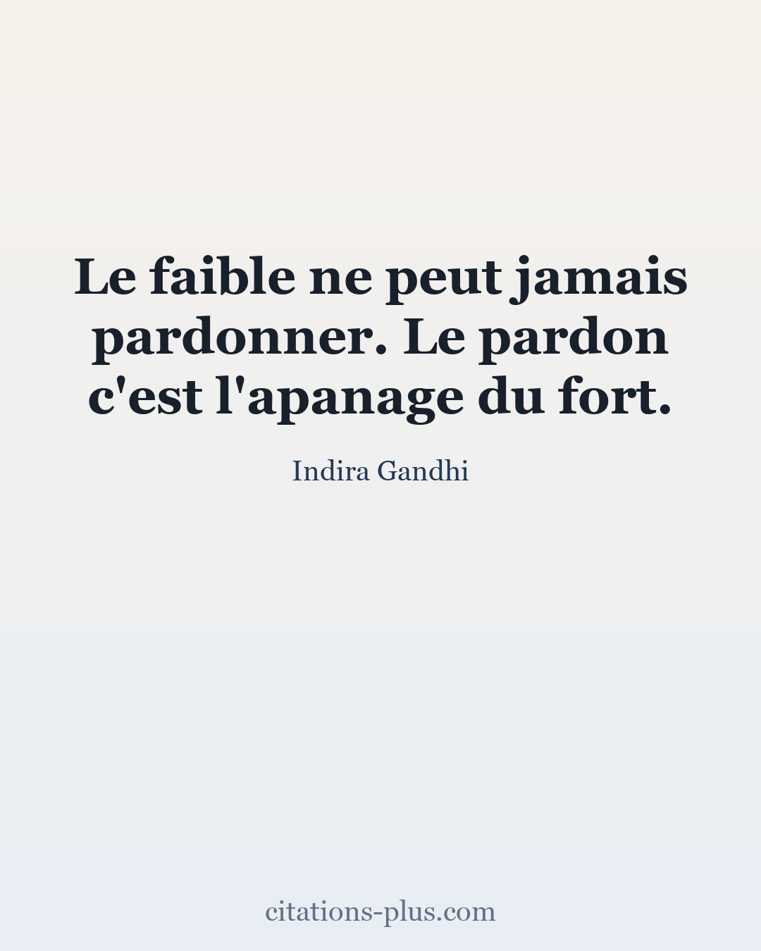 Carte Premium clair — Gandhi