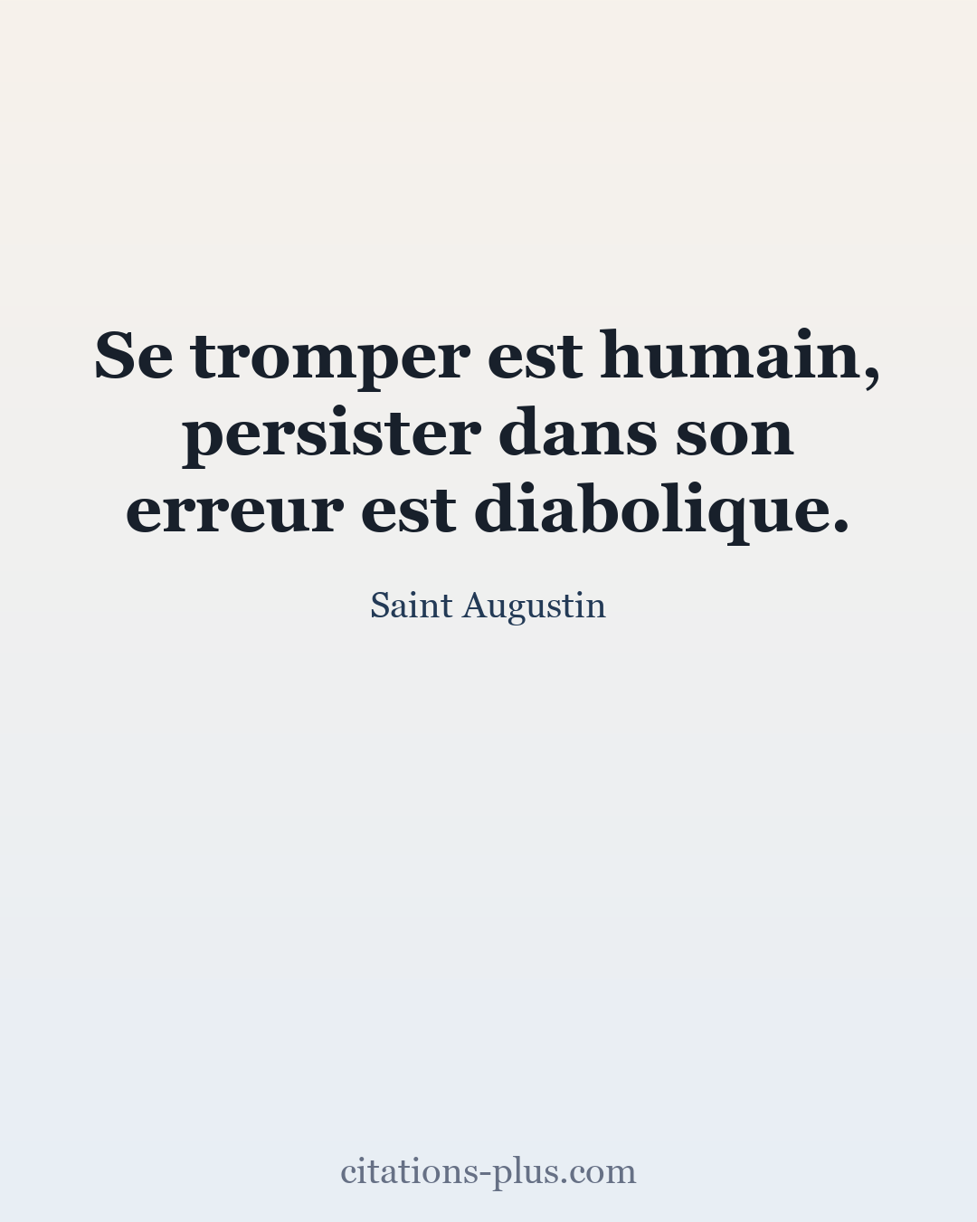 Carte Premium clair — Saint Augustin