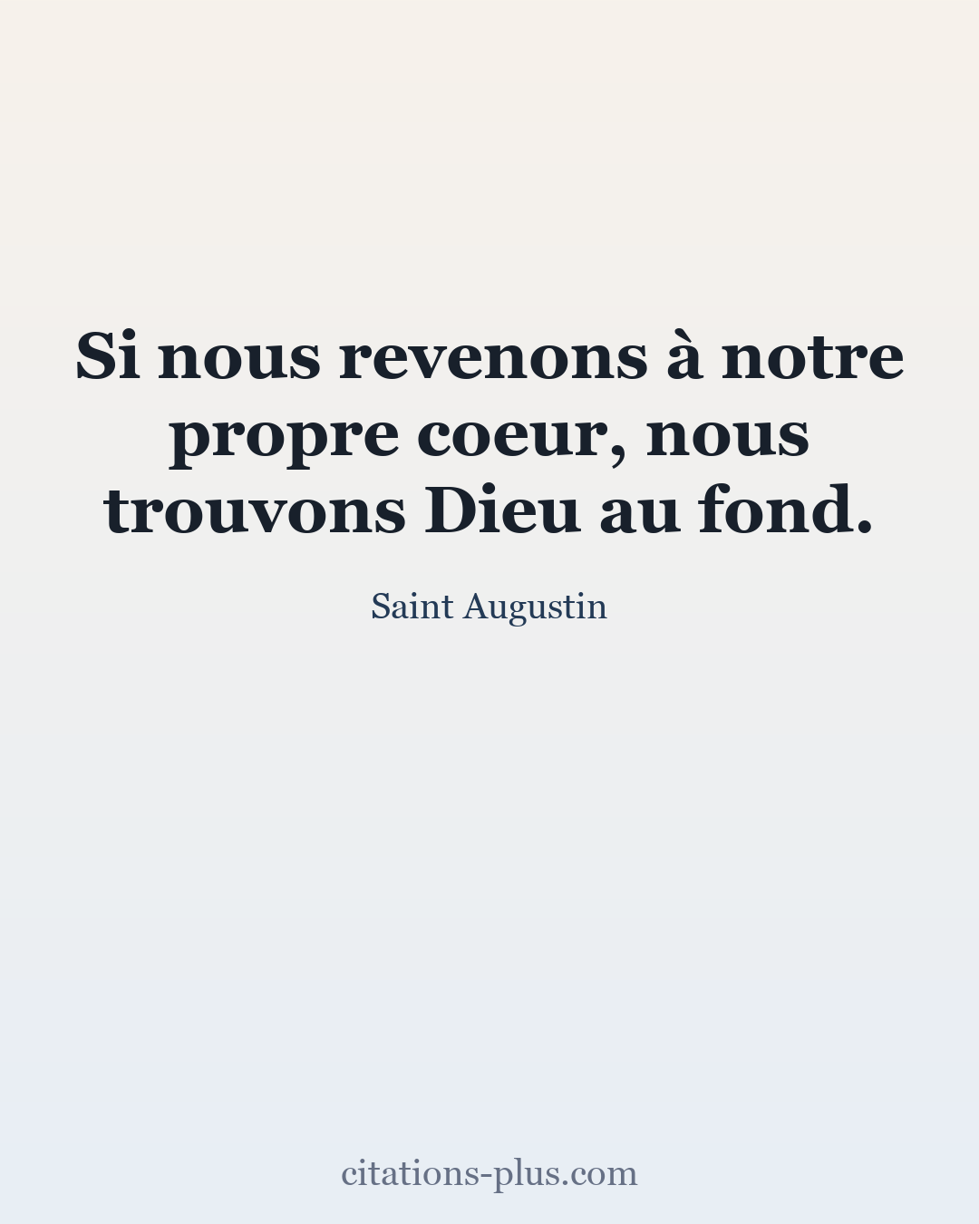 Carte Premium clair — Saint Augustin