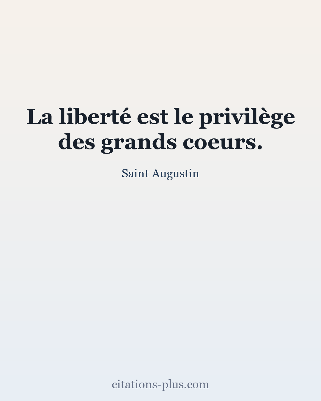 Carte Premium clair — Saint Augustin