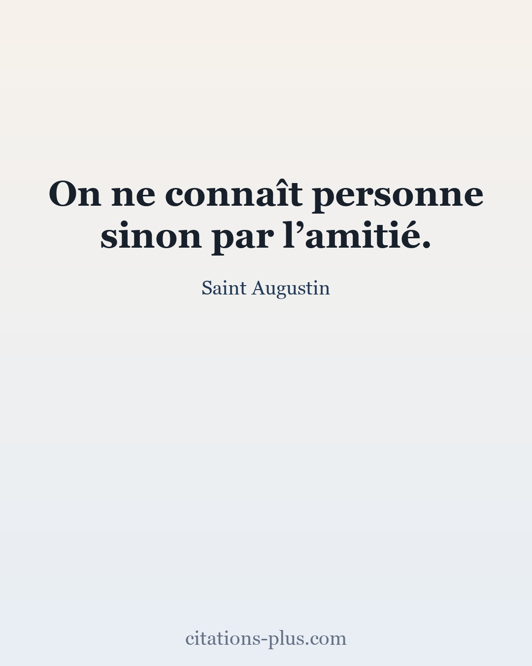 Carte Premium clair — Saint Augustin