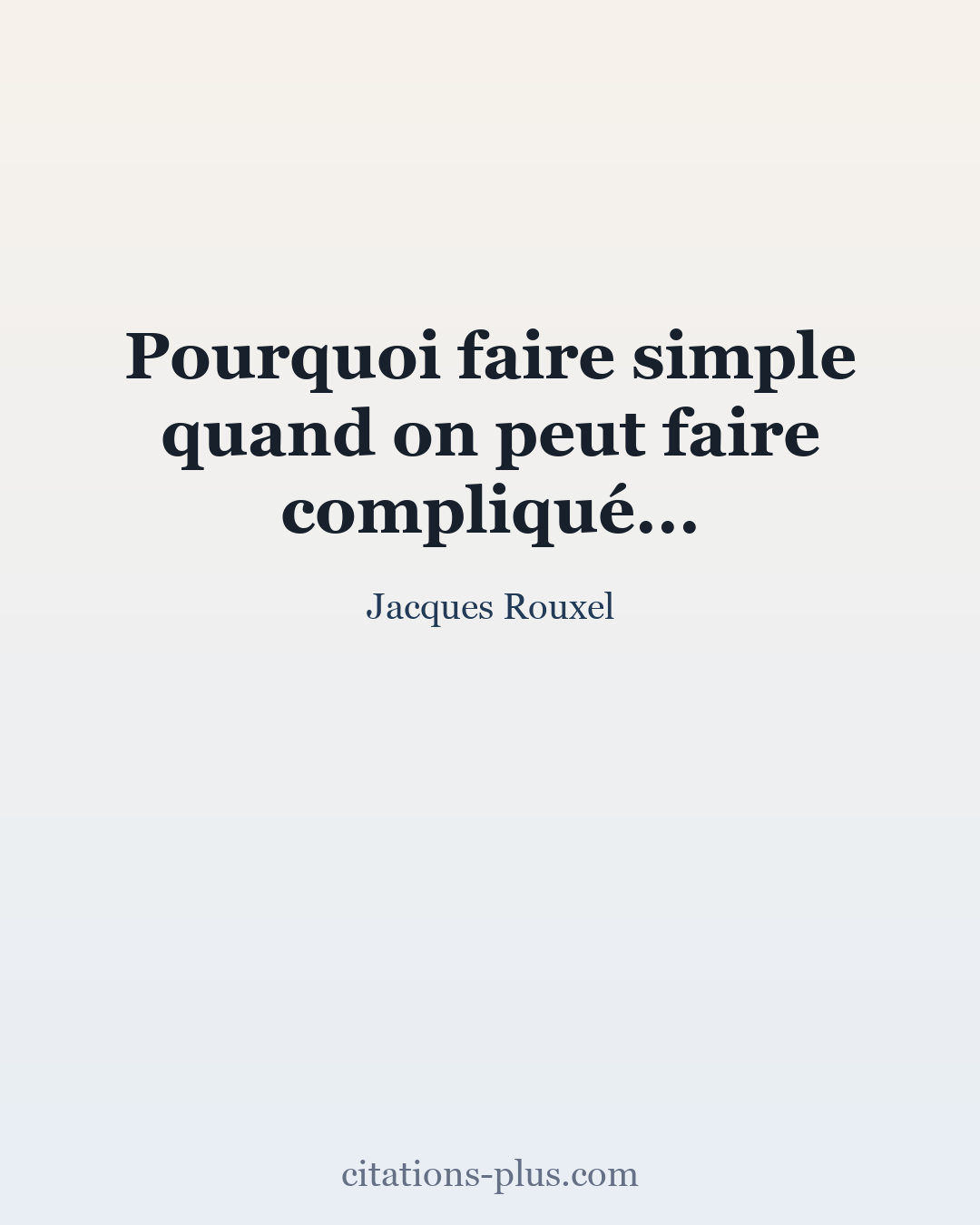 Carte Premium clair — Jacques Rouxel