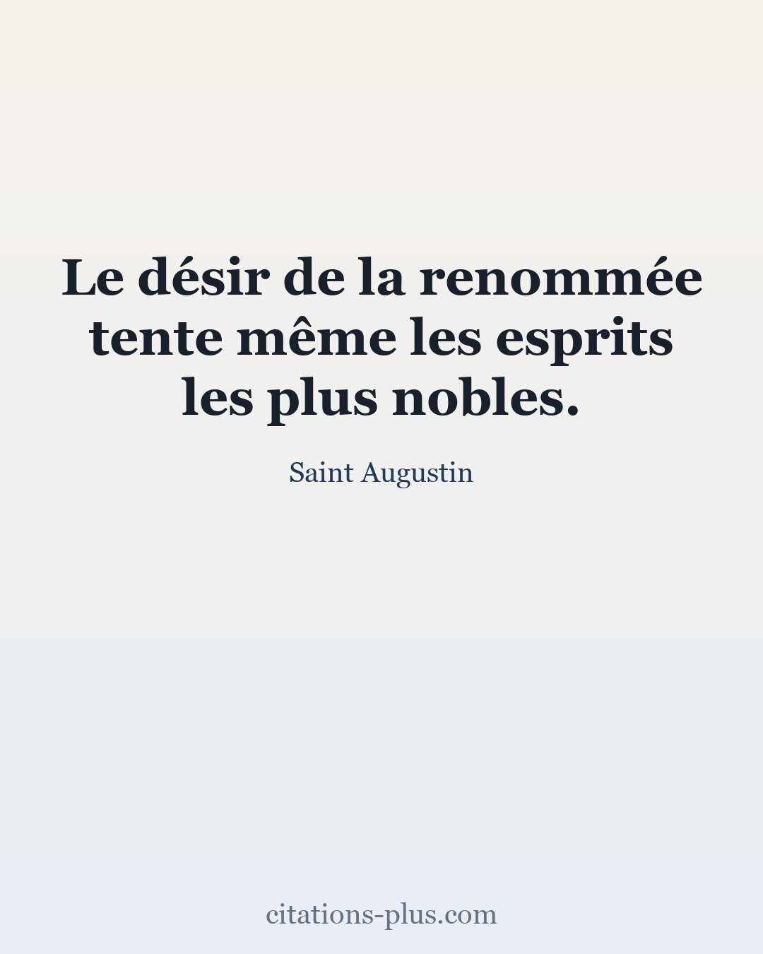 Carte Premium clair — Saint Augustin