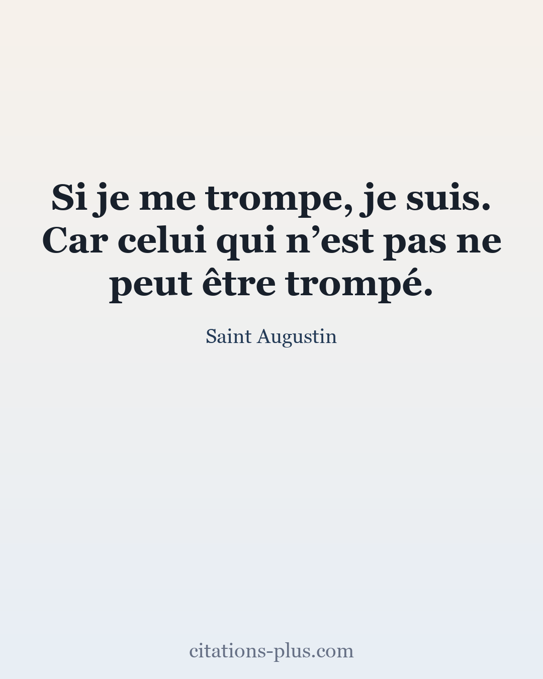 Carte Premium clair — Saint Augustin