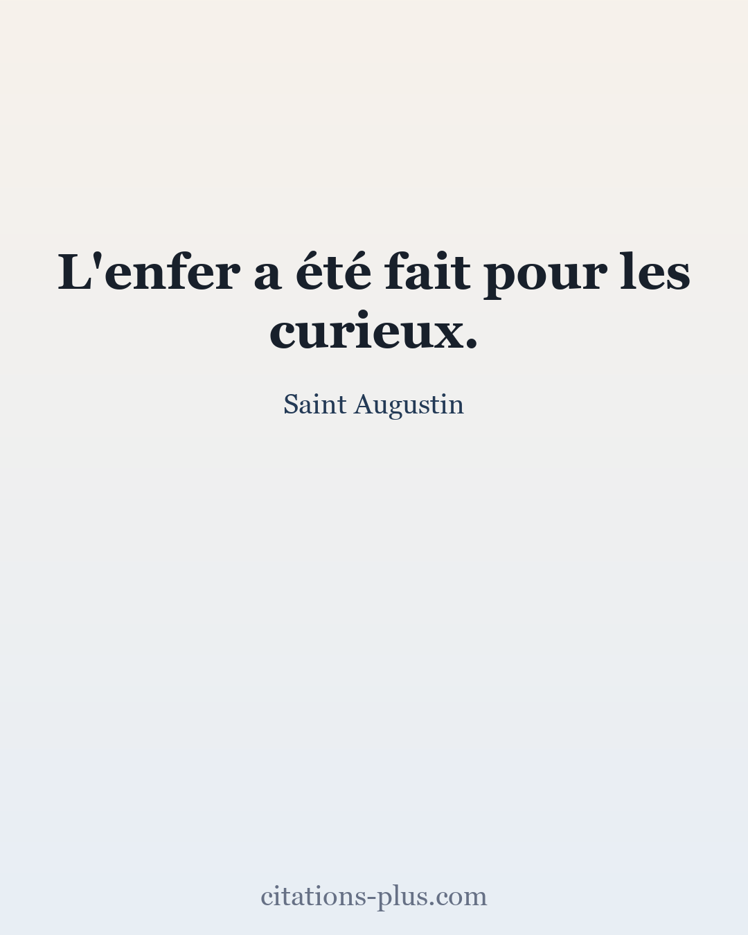 Carte Premium clair — Saint Augustin