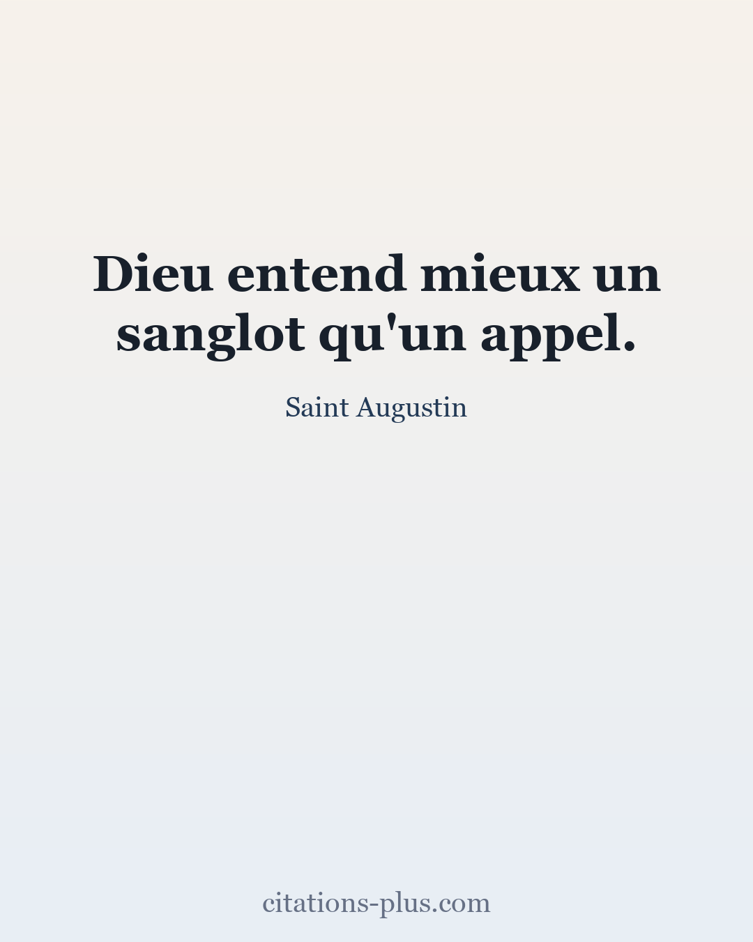 Carte Premium clair — Saint Augustin