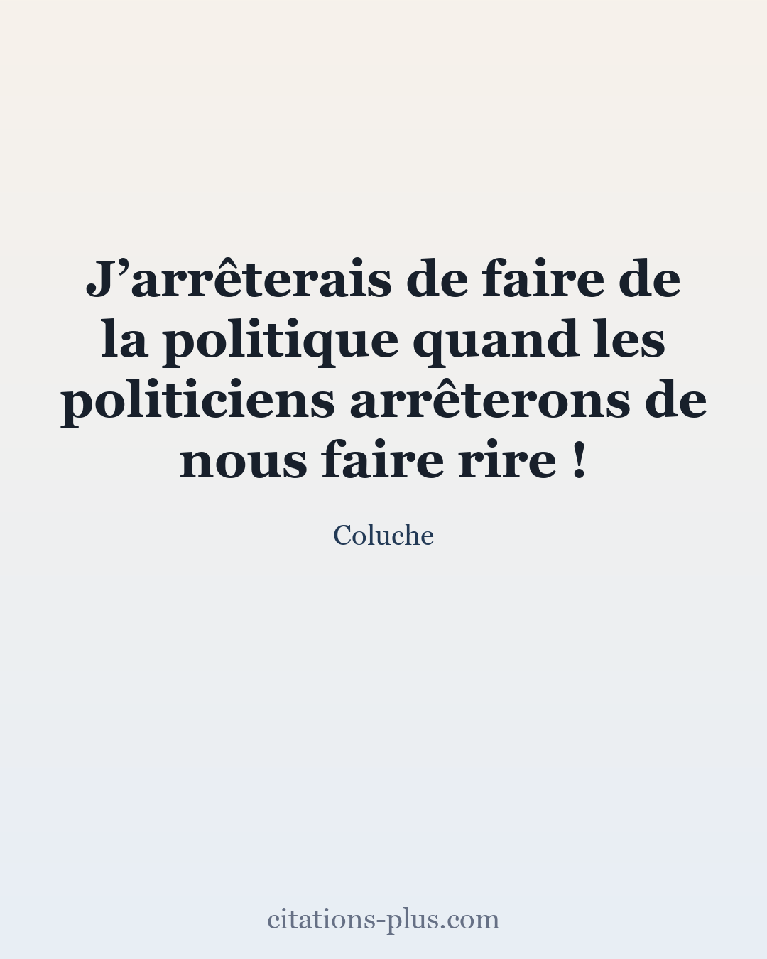 Carte Premium clair — Coluche