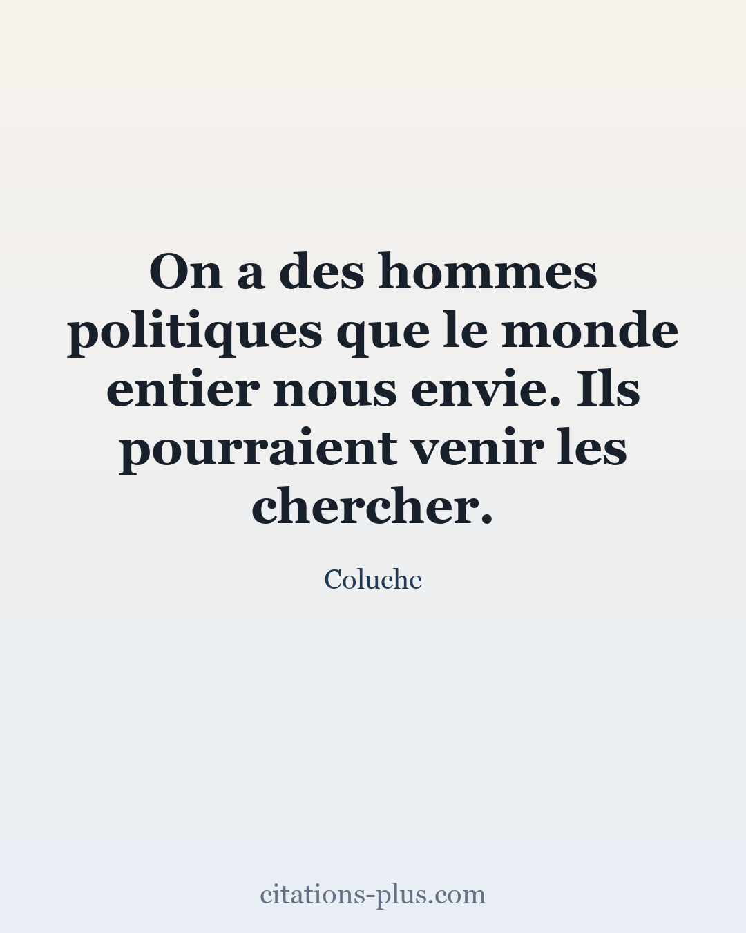 Carte Premium clair — Coluche