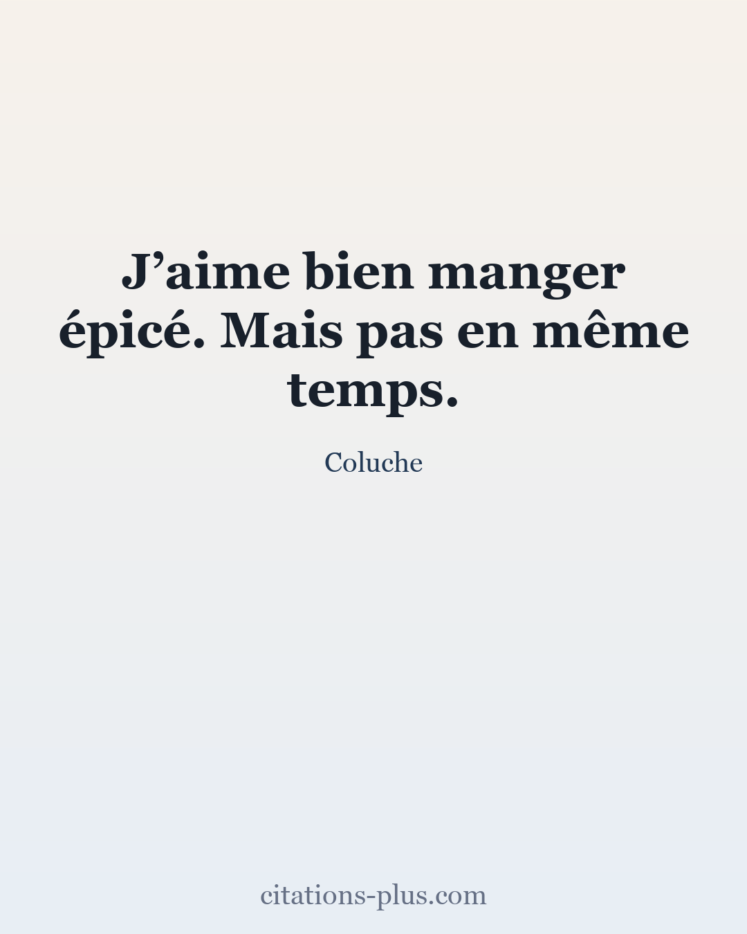 Carte Premium clair — Coluche