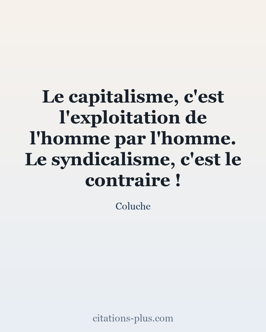 Carte Premium clair — Coluche