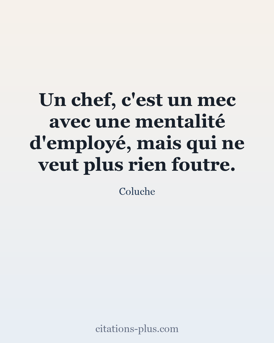 Carte Premium clair — Coluche