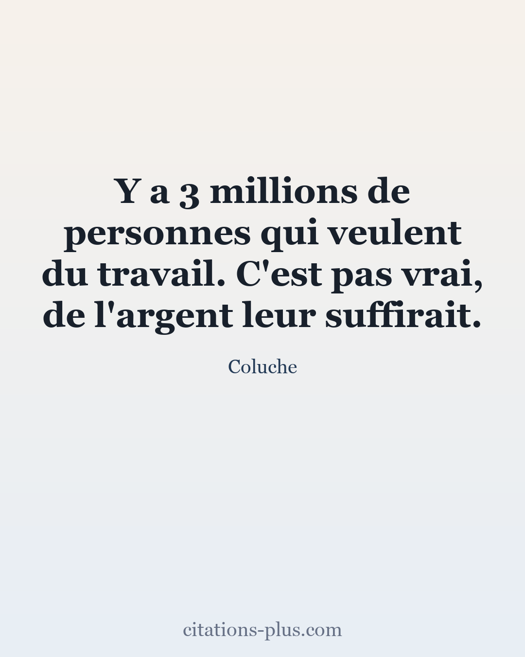 Carte Premium clair — Coluche