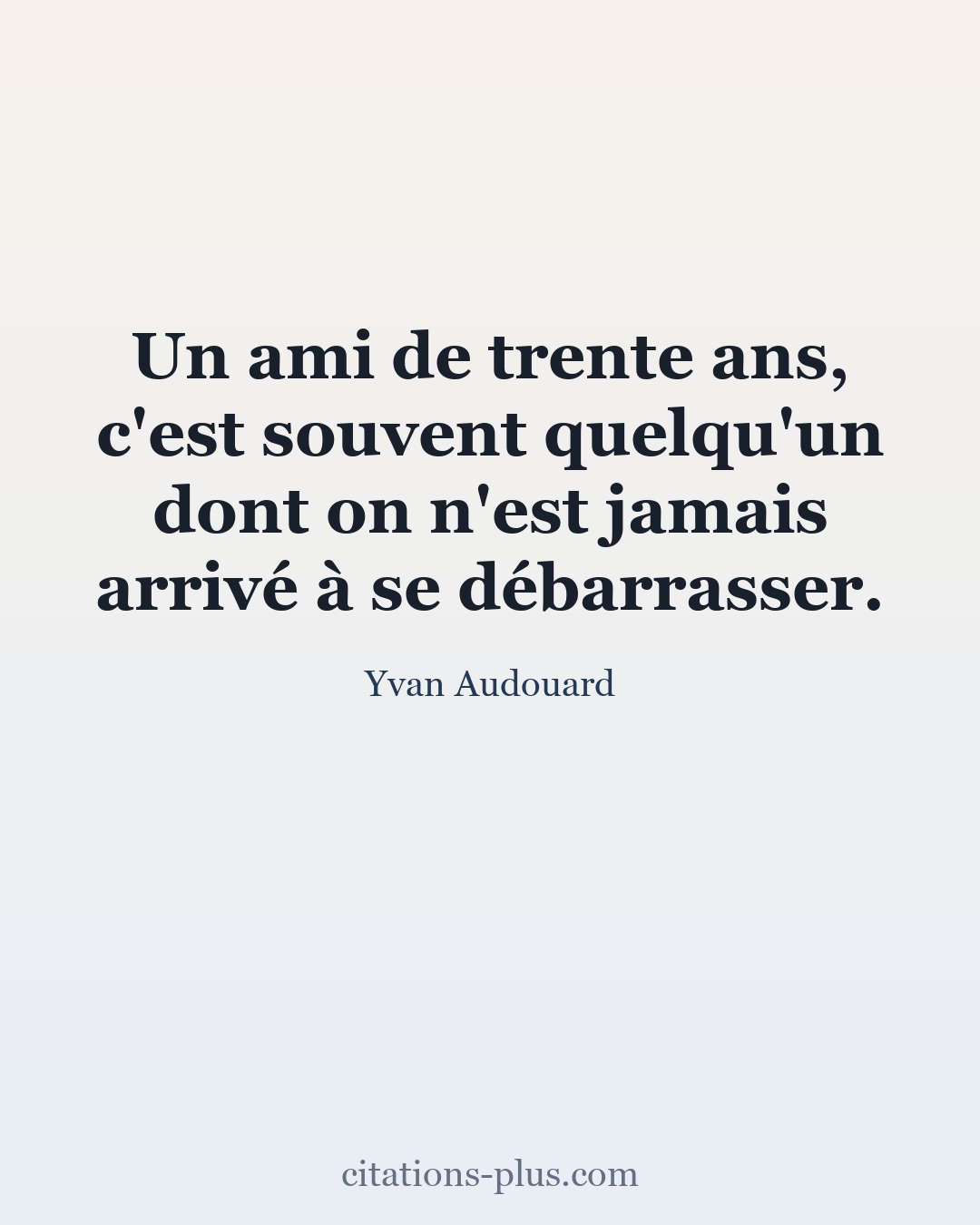 Carte Premium clair — Yvan Audouard