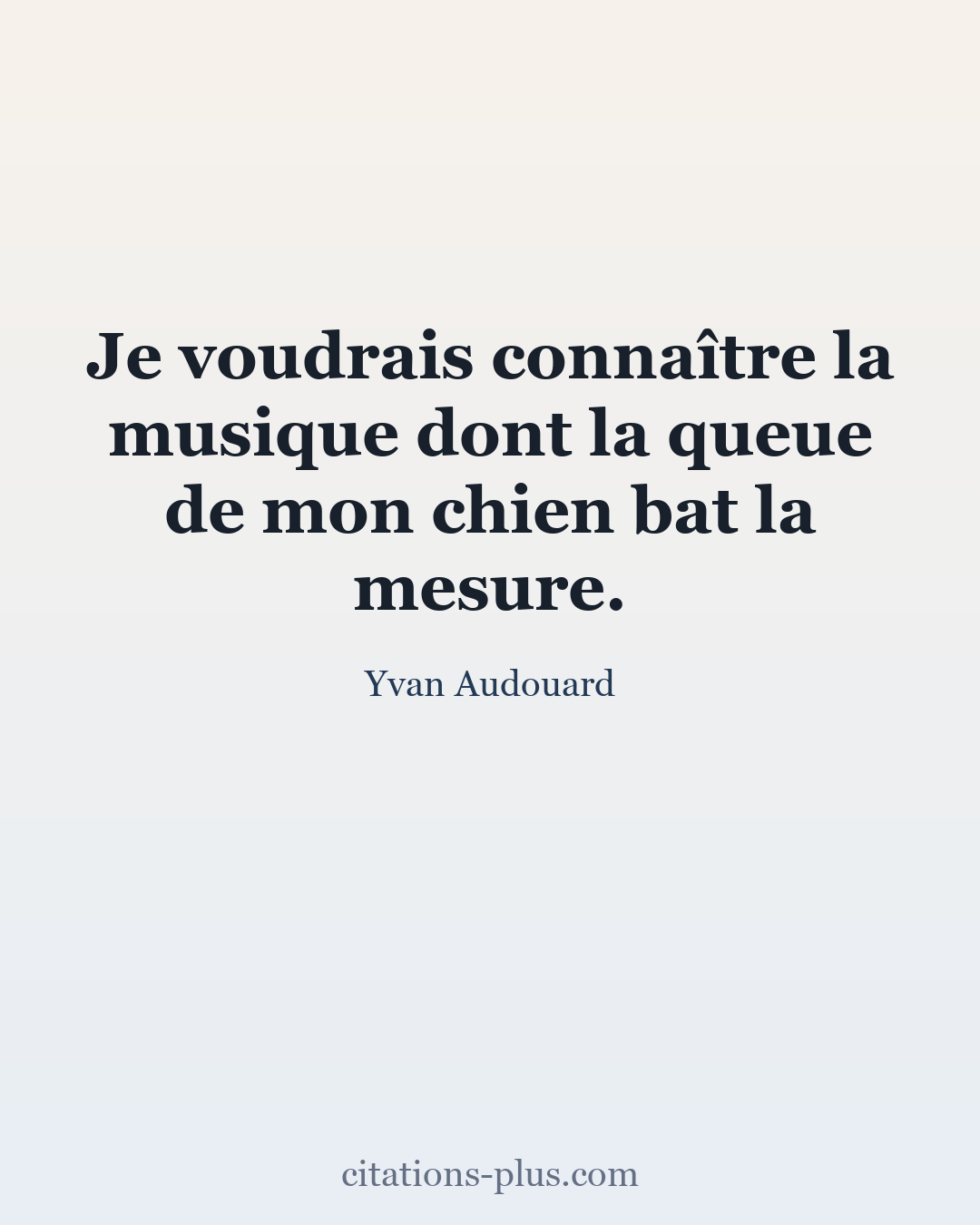 Carte Premium clair — Yvan Audouard