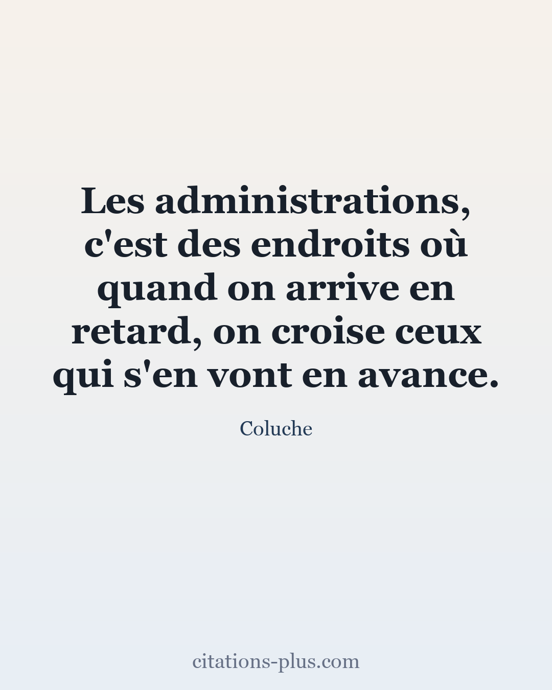 Carte Premium clair — Coluche