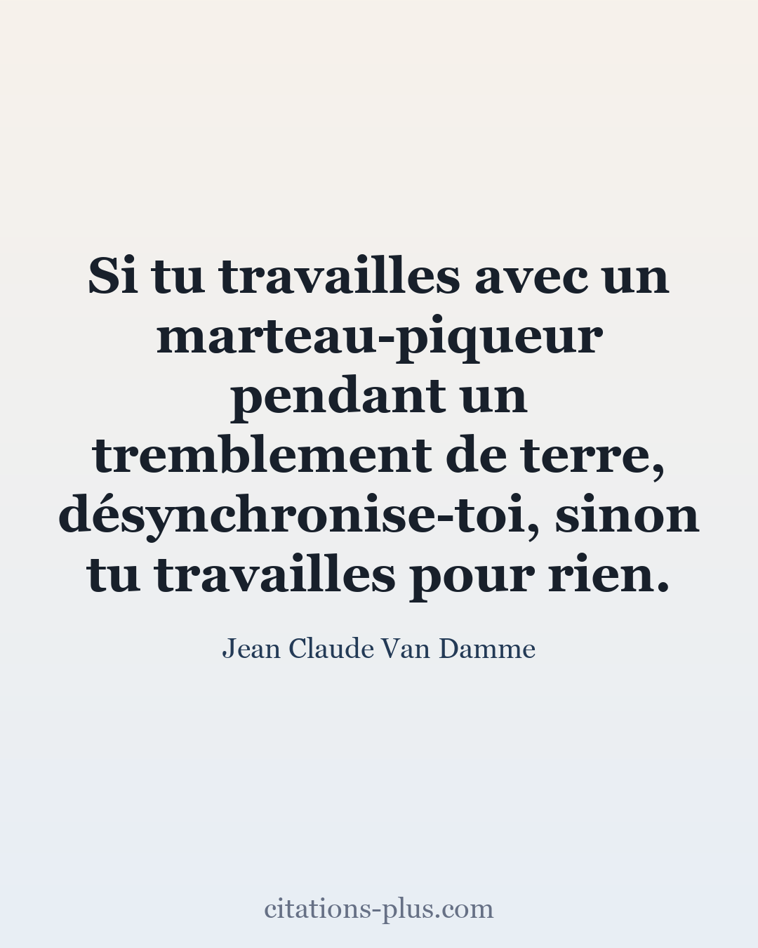 Carte Premium clair — Jean-Claude Van Damme