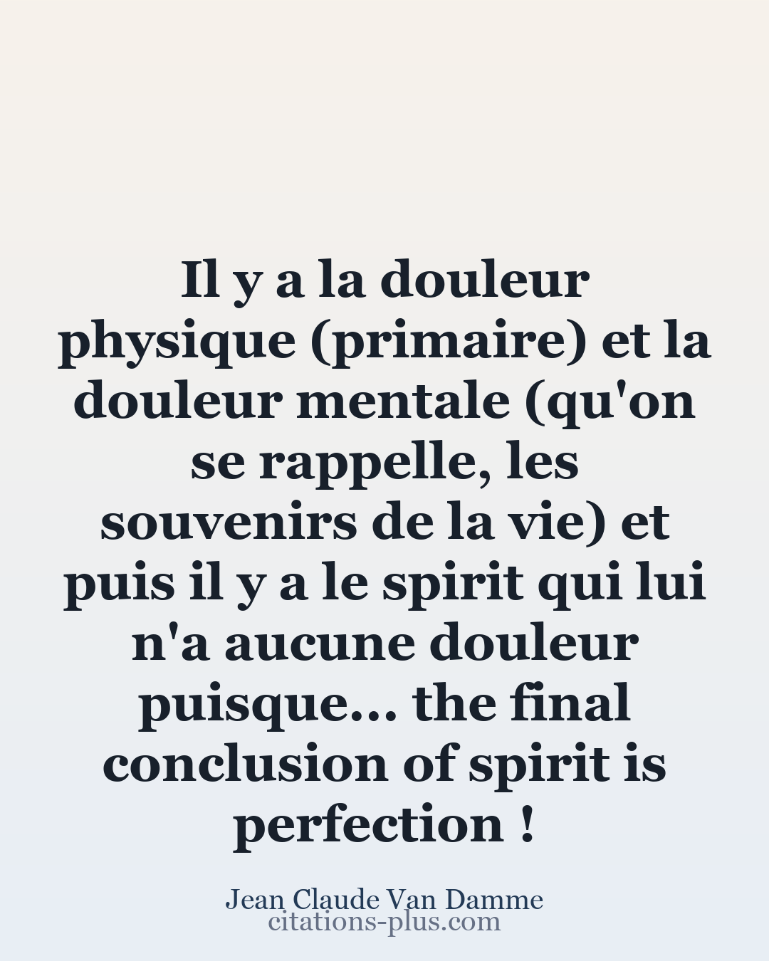 Carte Premium clair — Jean-Claude Van Damme