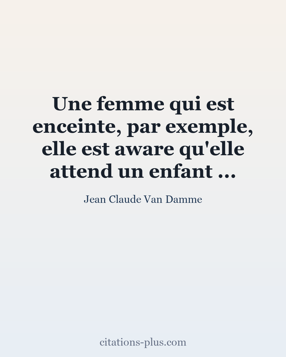 Carte Premium clair — Jean-Claude Van Damme