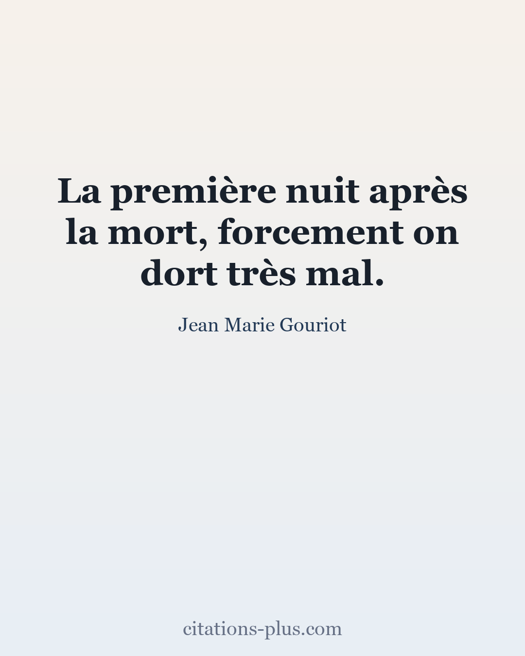 Carte Premium clair — Jean-Marie Gourio