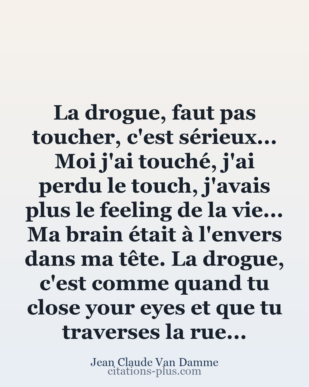 Carte Premium clair — Jean-Claude Van Damme
