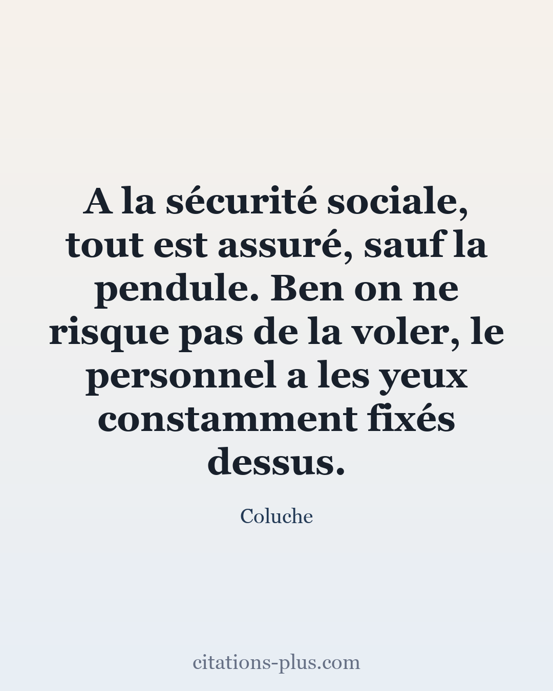 Carte Premium clair — Coluche